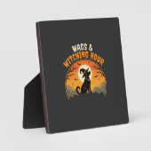 Hunde Halloween Mondlicht Fotoplatte (Vorderseite)