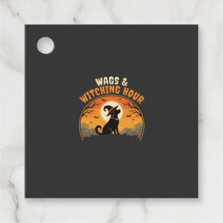 Hunde Halloween Mondlicht Geschenkanhänger