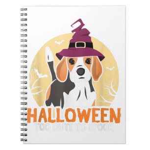 Hunde Halloween Notizblock