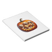 Hunde Halloween Notizblock (angewinkelt)