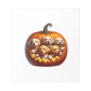 Hunde Halloween Notizblock