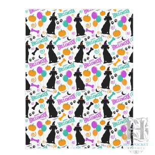 Hunde Halloween Scrapbook Papier