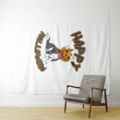 Hunde Halloween T-ShirtHappy Halloween Hund-T-Shir Wandteppich (Beispiel (Horizontal))