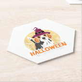 Hunde Halloween Untersetzer (angewinkelt)