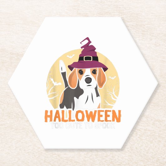 Hunde Halloween Untersetzer (Vorderseite)