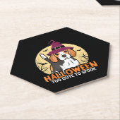 Hunde Halloween Untersetzer (angewinkelt)
