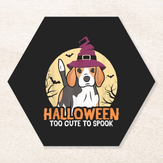 Hunde Halloween Untersetzer (Vorderseite)