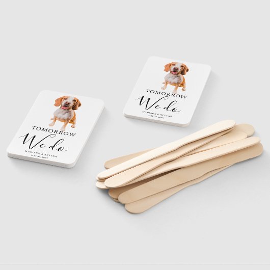 Hunde Hand Fan Wedding Fächer (Non-assembled)