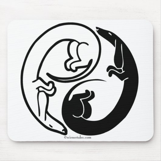 Hunde- Harmonie Mousepad (Vorne)