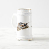 Hunde & Hase Bierglas (Vorderseite Links)