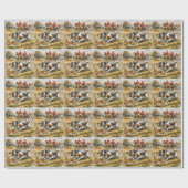 Hunde & Hase Geschenkpapier (Flach)