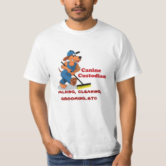 Hunde- Hausmeister-Shirt T-Shirt