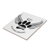 Hunde Haustier Engel Wings Memorial Individuelle N Fliese (Seite)
