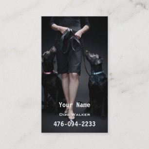 Hunde-/Haustier-Wanderer-ModellGroomer usw. Visitenkarte