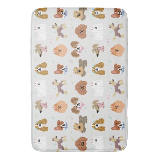 Hunde Haustiere Kinder Badematte (Vorderseite Vertikal)