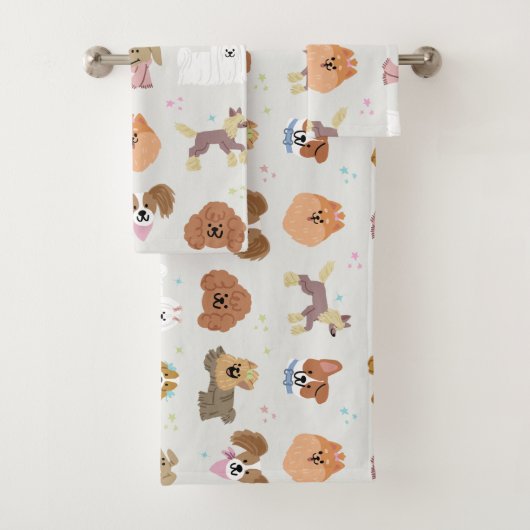 Hunde Haustiere Kinder Badhandtuch Set (Insitu)