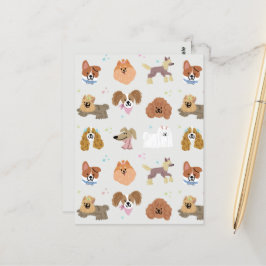 Hunde Haustiere Kinder Krankenpflegekarte Postkarte