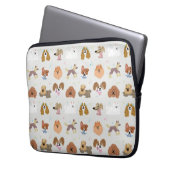 Hunde Haustiere Kinder Laptopschutzhülle (Vorderseite Links)