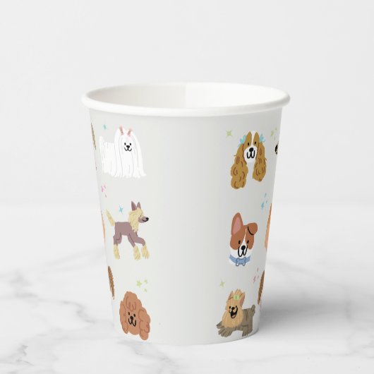 Hunde Haustiere Kinder Pappbecher (Links)