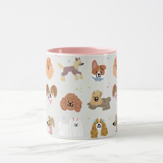 Hunde Haustiere Kinder Tasse (Zentrum)