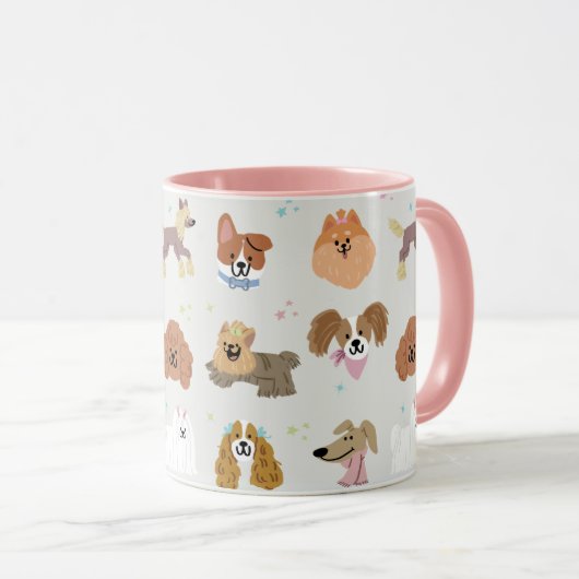 Hunde Haustiere Kinder Tasse (VorderseiteRechts)
