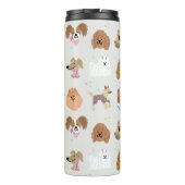 Hunde Haustiere Kinder Thermosbecher (Rückseite)