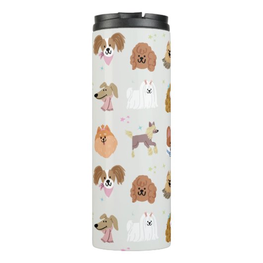 Hunde Haustiere Kinder Thermosbecher (Rückseite)