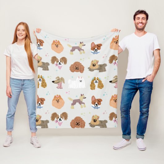 Hunde Haustiere Kinder Zimmer Kinderzimmer Dekorat Fleecedecke (Beispiel)
