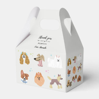 Hunde Haustiere Kindergeburtstag Party Geschenkschachtel