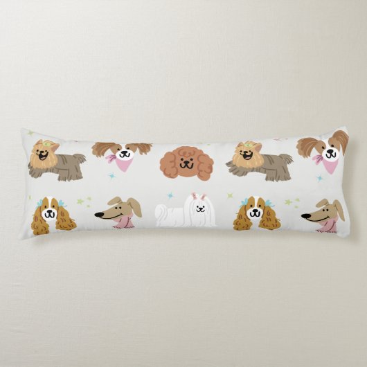 Hunde Haustiere Kinderzimmer Seitenschläferkissen (Vorderseite)