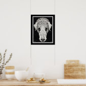 "Hunde Head" ca. 1920 von Julie de Graag Poster (Küche)