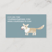 Hunde-Heimtierdienste-Visitenkarte Visitenkarte (Rückseite)