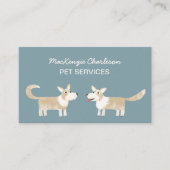 Hunde-Heimtierdienste-Visitenkarte Visitenkarte (Vorderseite)