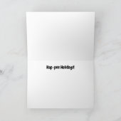 Hunde helfen, den Weihnachtsbaum zu bewässern Karte (Innenseite)