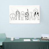 Hunde-Hintern Banner (Messeveranstaltung)