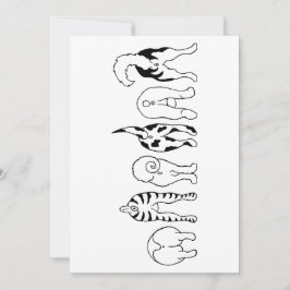 Hunde-Hintern Dankeskarte