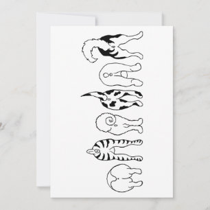 Hunde-Hintern Dankeskarte