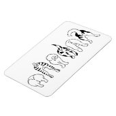 Hunde-Hintern Magnet (Linke Seite)