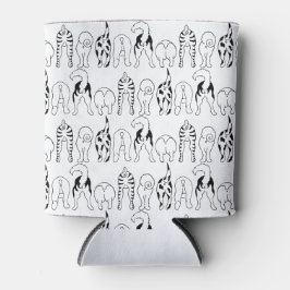 Hunde-Hintern-Muster Dosenkühler