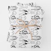 Hunde-Hintern-Muster Geschenkpapier Set (Beispiel)