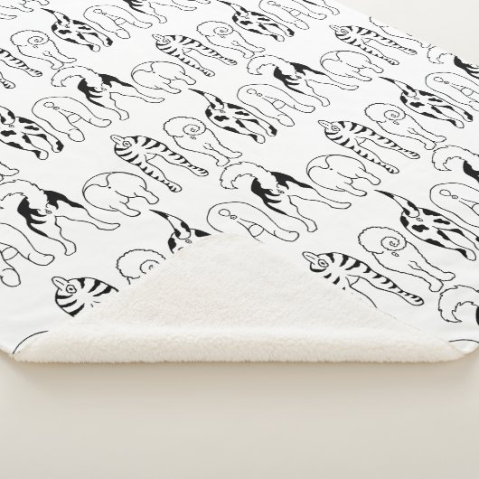 Hunde-Hintern-Muster Sherpadecke (3/4)