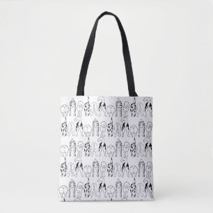 Hunde-Hintern-Muster Tasche
