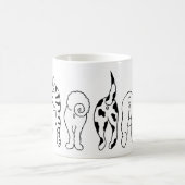 Hunde Hintern - Tasse (Mittel)