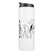 Hunde-Hintern Thermosbecher (Nach rechts gedreht)