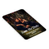 Hunde-Hochzeit-Foto Save the Date Magnet (Rechte Seite)