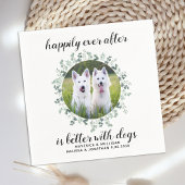 Hunde Hochzeit Personalisiert Serviette