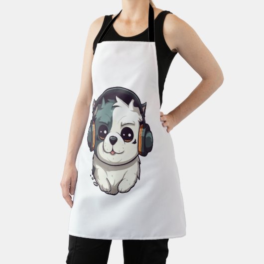 Hunde hören Musik Schürze (InSitu)