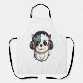 Hunde hören Musik Schürze (Vorderseite)