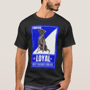 Hunde Humor Labrador Dog Quote Forever Briefmarke T-Shirt