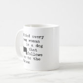 Hunde Humor Zitat - Corgi Kaffeetasse (Vorderseite Links)